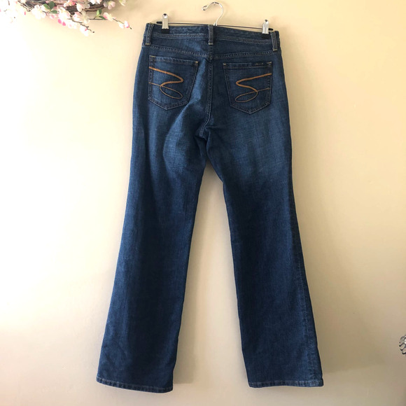 Seven7 Jeans Flare Premium Denim Size 8 - Picture 2 of 9